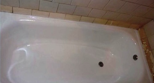 Реставрация ванны жидким акрилом | Менделеевская